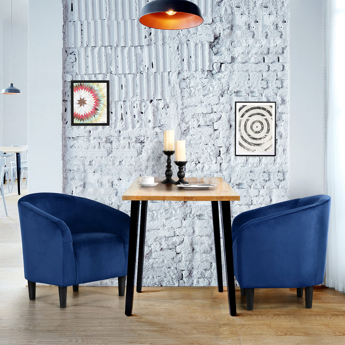 Robeson 28" Wide Velvet Barrel Chair